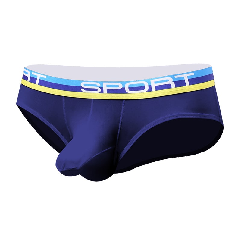 Sexy Three-dimensional Bullet Separation Bag Men's Underwear Panties Nylon Breathable Elastic Ice Silk Fabric view 30