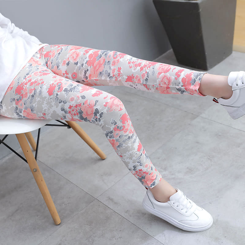 Leggings Modal Cropped Pants Outer Wear Girls' Stretch Tights Classical view 3