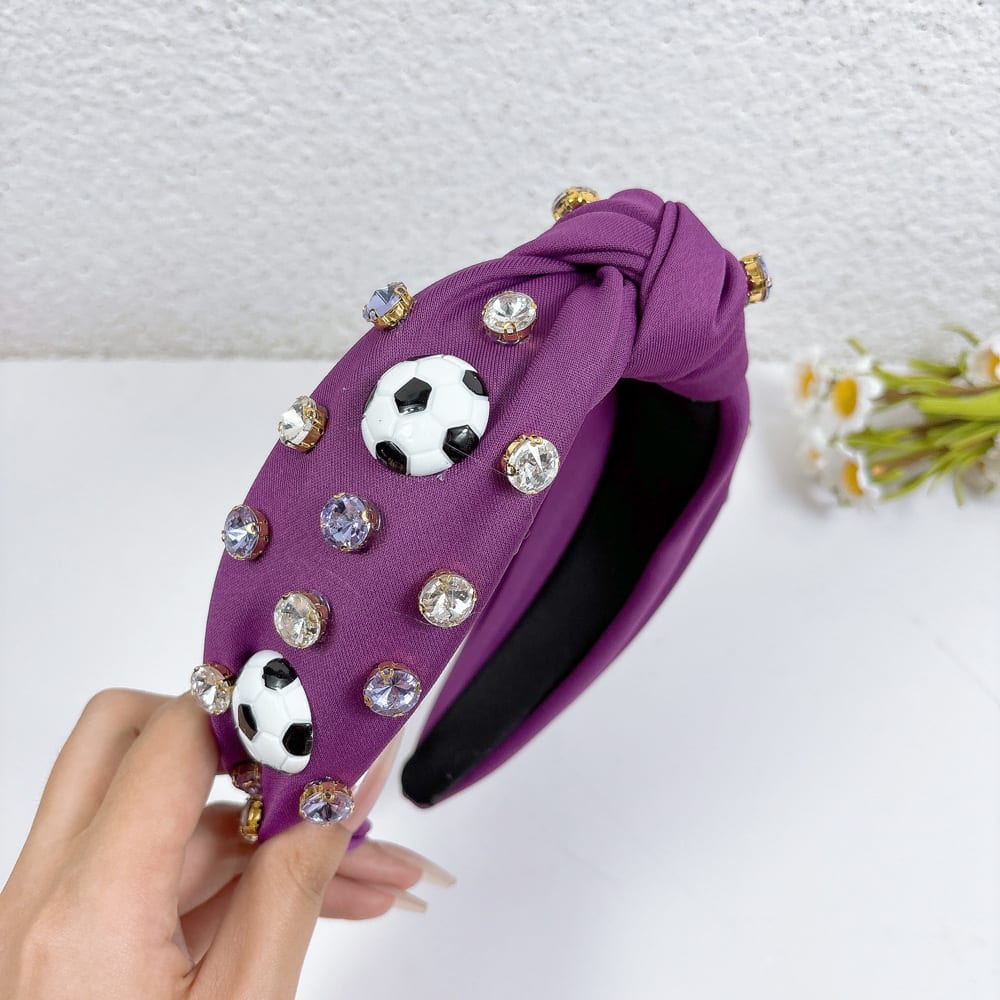Fashion Simple Rhinestone Headband For Women view 6