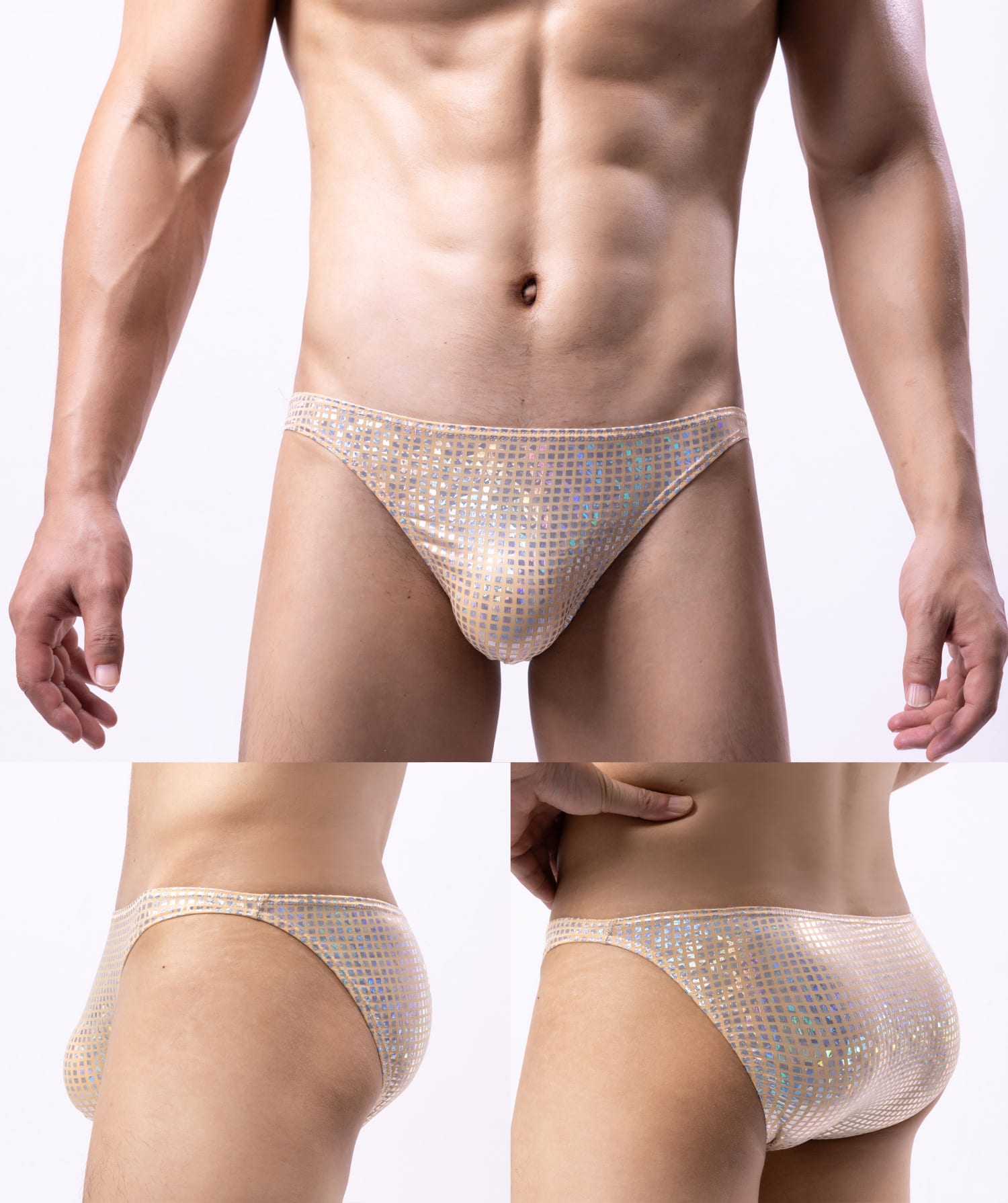 Men's Mesh Breathable Waist Fashion Briefs view 15