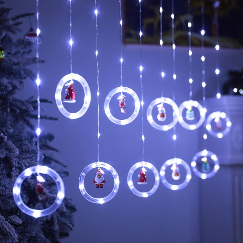 Christmas Curtain Lighting Chain Decoration view 19