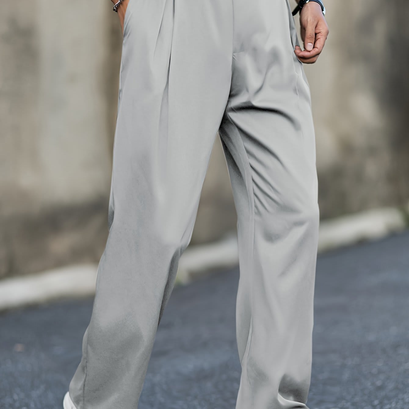Men's Trousers  Loose Casual Wide Waist view 10