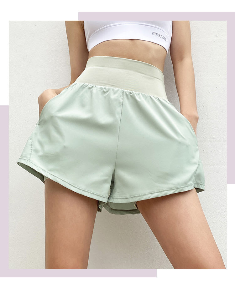 Running Training Breathable Yoga Pants Outer Wear Summer Thin High Waist Belly Contracting view 2
