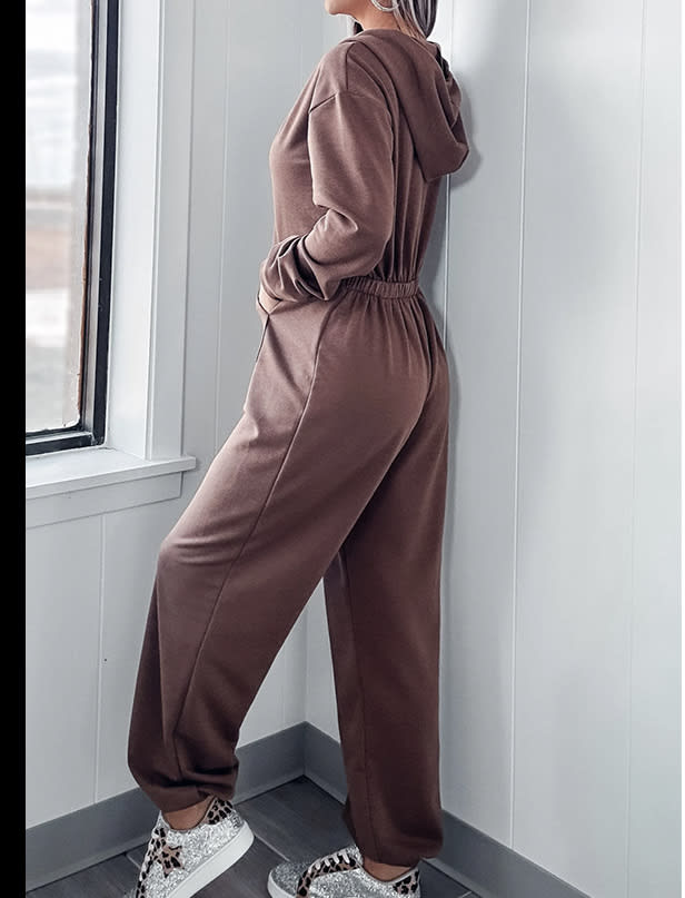 Women's Spring And Autumn Leisure Solid Color One-piece Sweater view 12