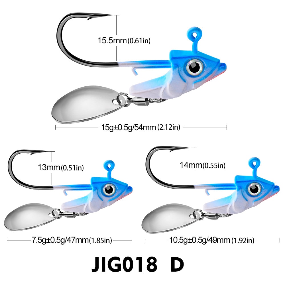 Jig Hook Soft Fish Counterweight Avoid Hanging Bottom Fishing Accessories view 4