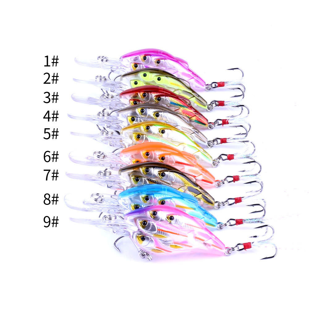 Fish Feather Hook Rock Lure Tossing Sea Fishing Floating Water Hard Bait view 11