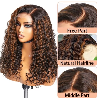 European And American Ladies Front Lace Synthetic Wigs view 14