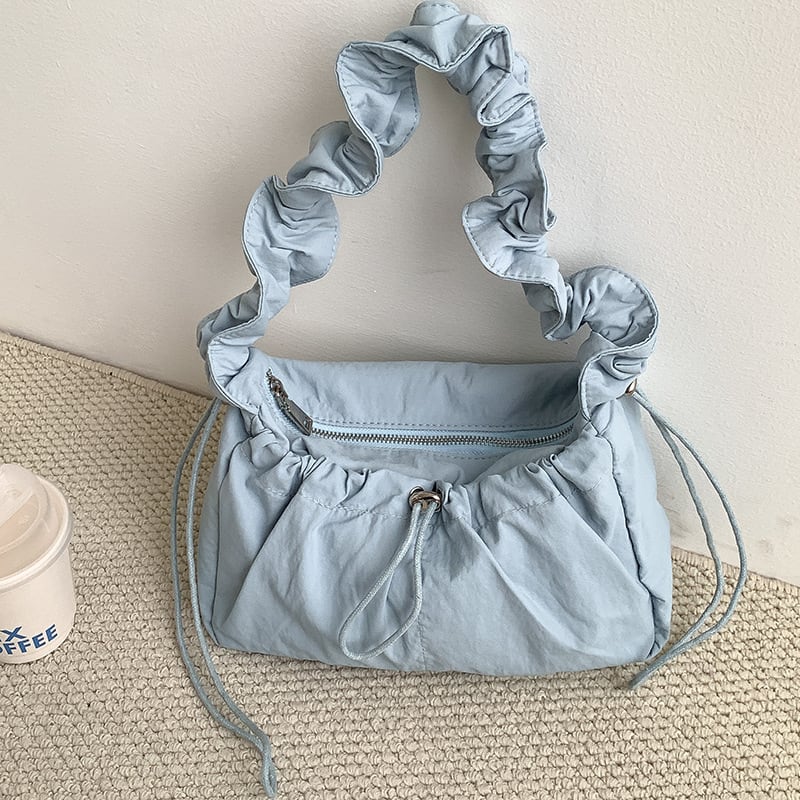 Pleated Armpit Cloud Simple Graceful Korean Style Shoulder Bag view 5