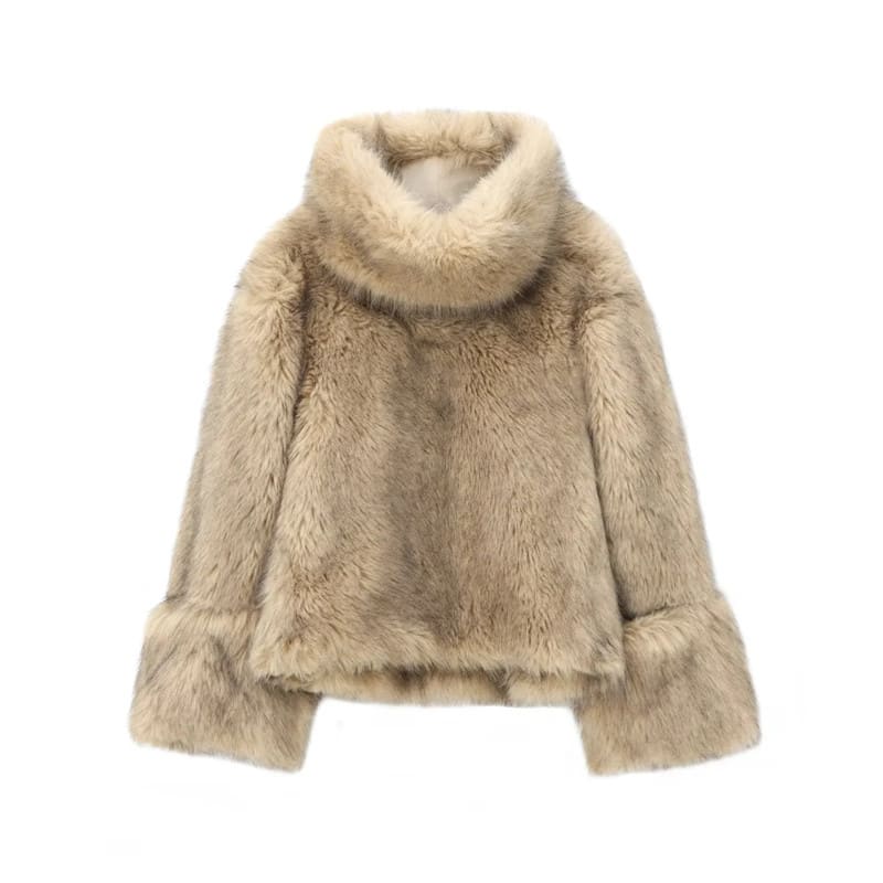 Women's Artificial Fur Fashion Personality Coat view 5