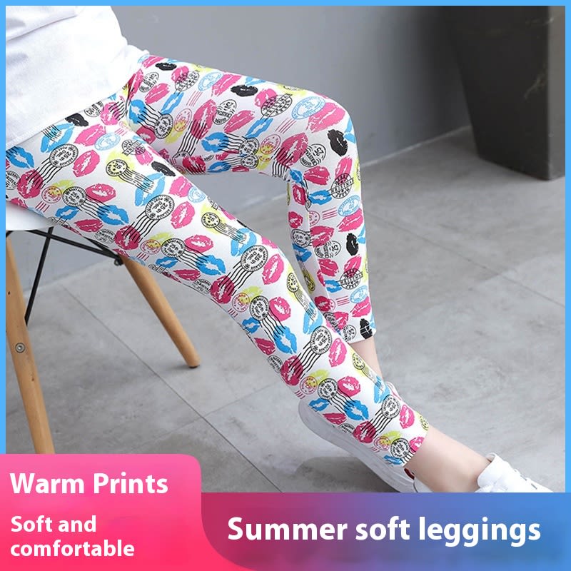 Leggings Modal Cropped Pants Outer Wear Girls' Stretch Tights Classical view 16