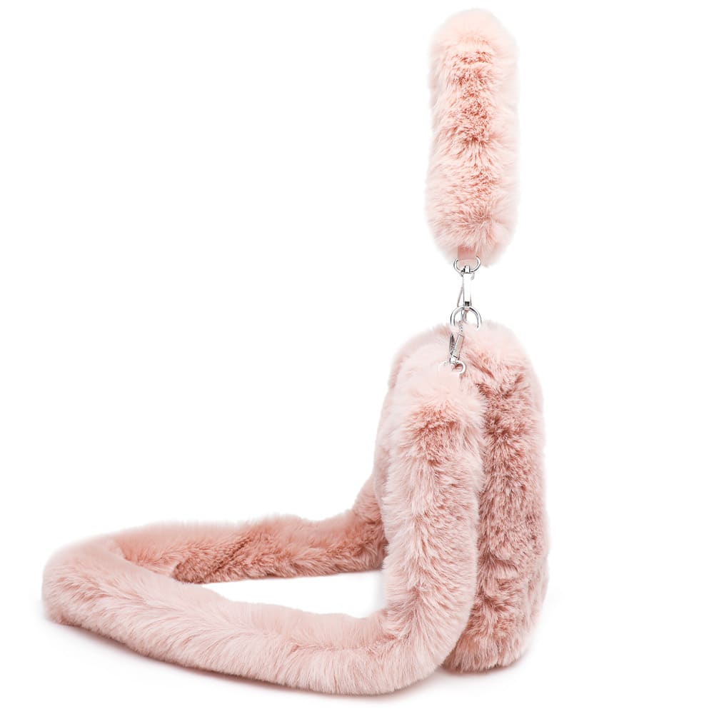 Women Fluffy Shoulder Bag Top-handle Bag Female Autumn Winter Handbag Plush Tote Girls Fashion Shopping Bags Handbags For Women view 4