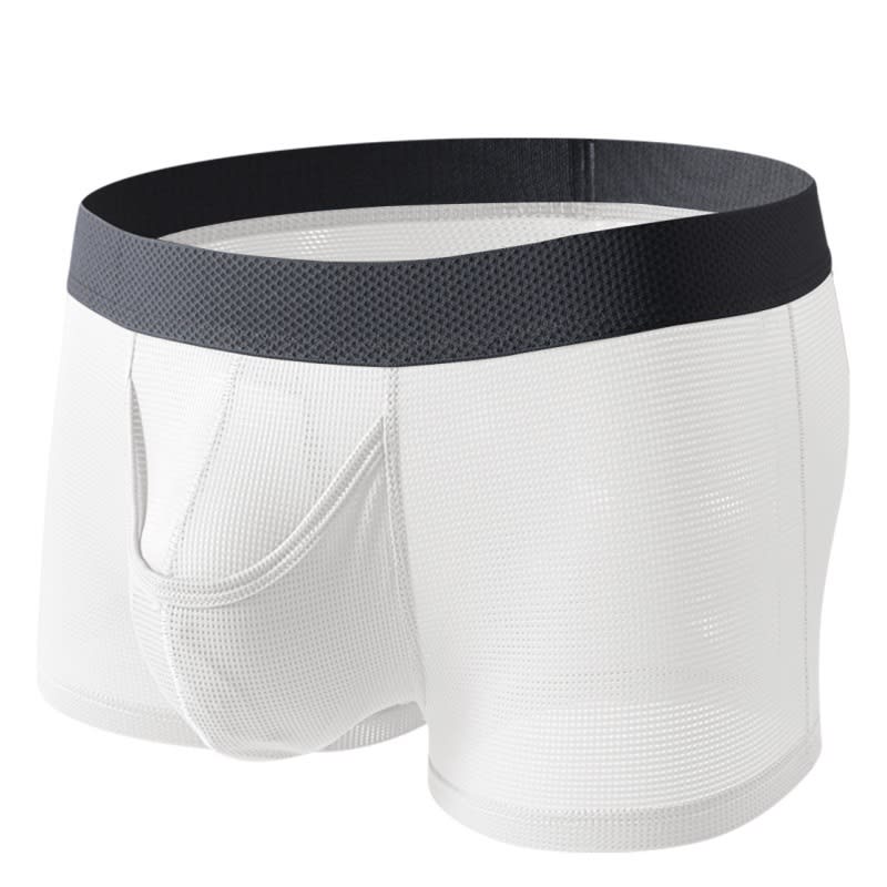 Men's Ice Silk Boxer Mesh Breathable Underwear view 5