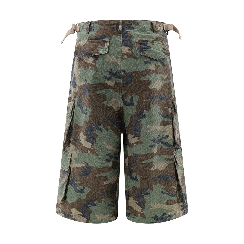 Camouflage Workwear Five-point Pants For Men view 11