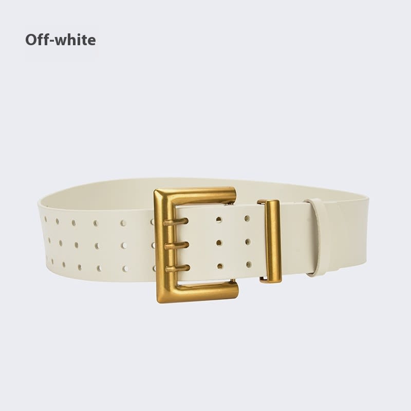 Three Button Waist Belt With Personalized Decorative Needle Buckle view 4