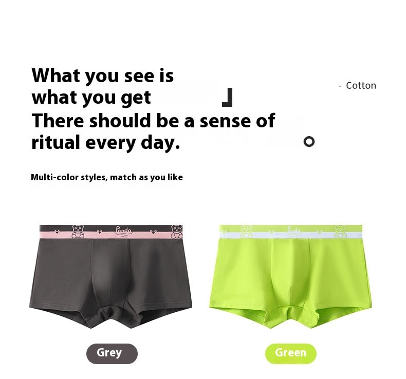 Breathable Teddy Bear Printed Men's Boxer Shorts view 12