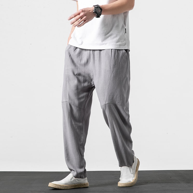 Men's Loose Fashion Polyester Harem Pants view 4