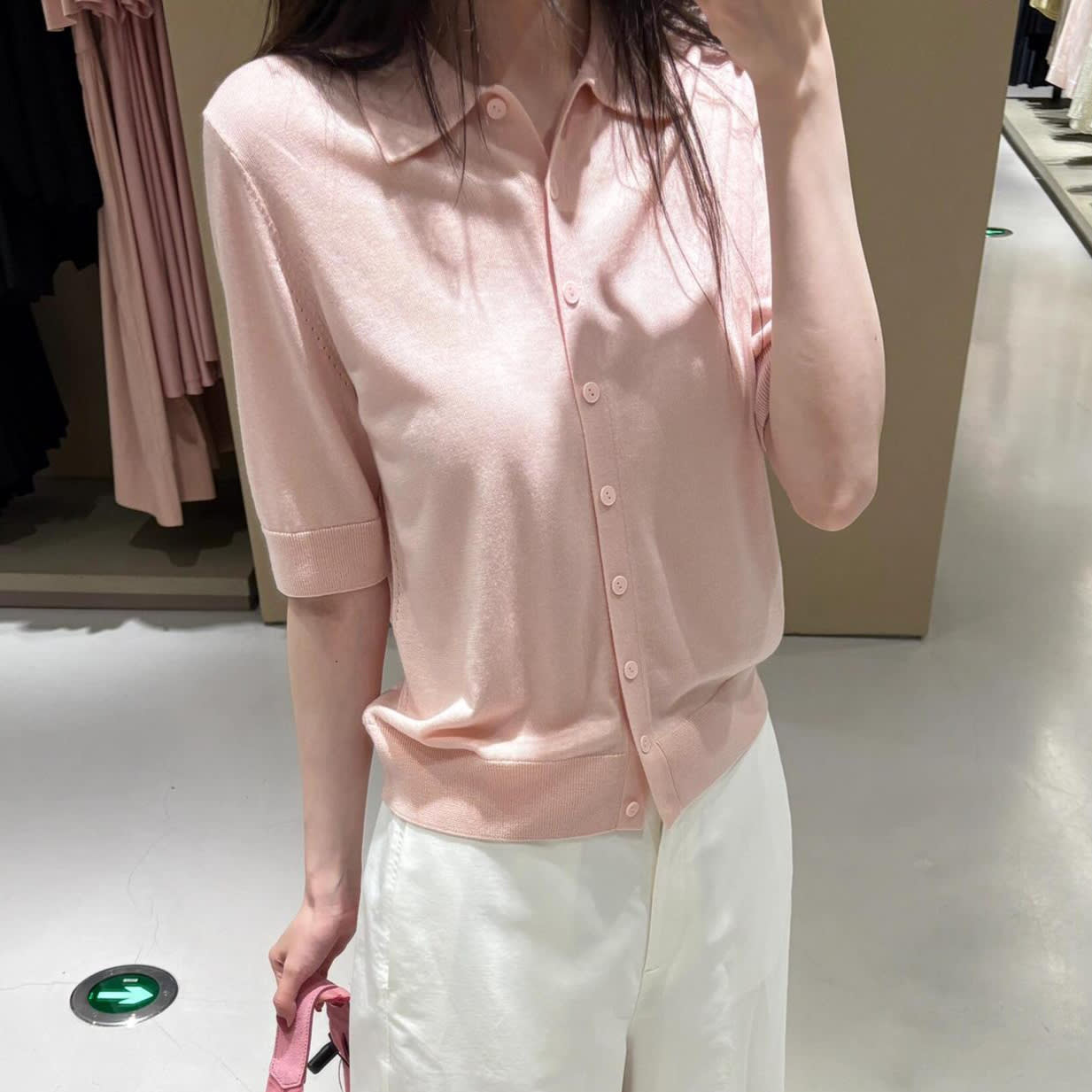 Slim Knitted Thin Top T-shirt view 4