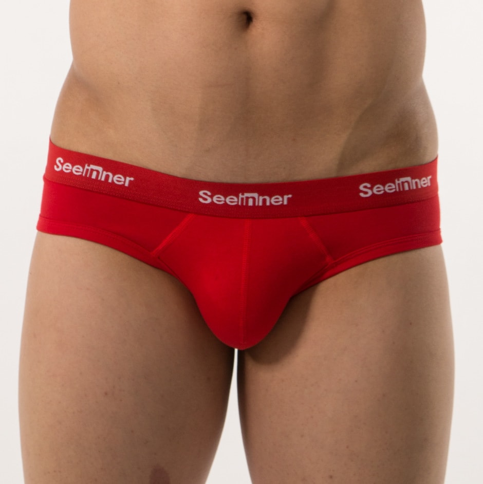 Men's Cotton Stretch Low Waist Sports Briefs view 26
