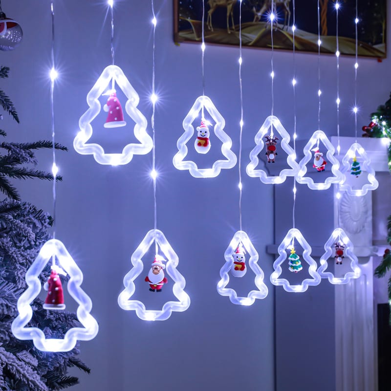 Christmas Curtain Lighting Chain Decoration view 30