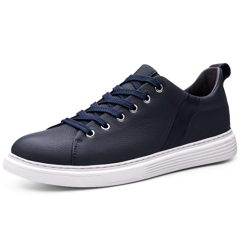 Spring Low-cut Genuine Leather Top Layer Cowhide Flat Retro Sneaker view 5