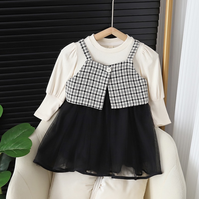 Girls Princess Vest Dress Suit view 10