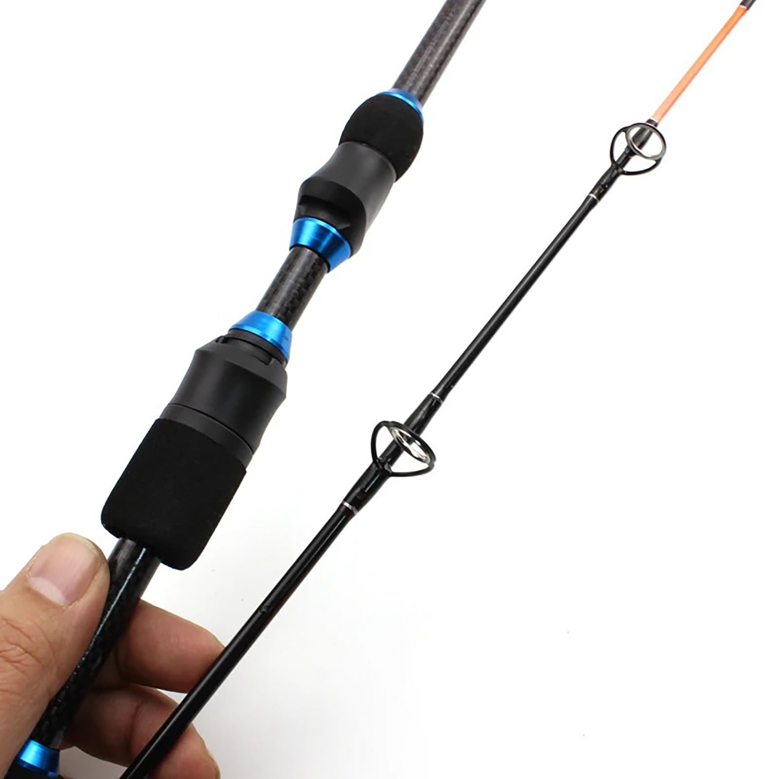 Two-section Plug-in Winter Carbon Fishing Rod Small Lure Portable Boat Fishing Winter Fishing view 2