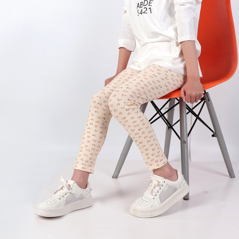 Leggings Modal Cropped Pants Outer Wear Girls' Stretch Tights Classical view 4