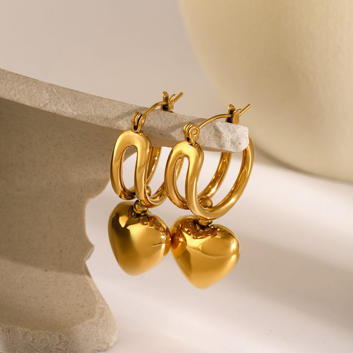 Audrey Gold Earrings view 13