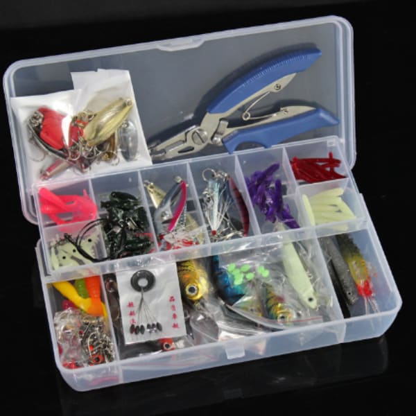 Lure Suit 132 Pieces Suit Multi-function Full Swimming Layer Lure Of Fishing Gear Soft Bait Fishhook view 3