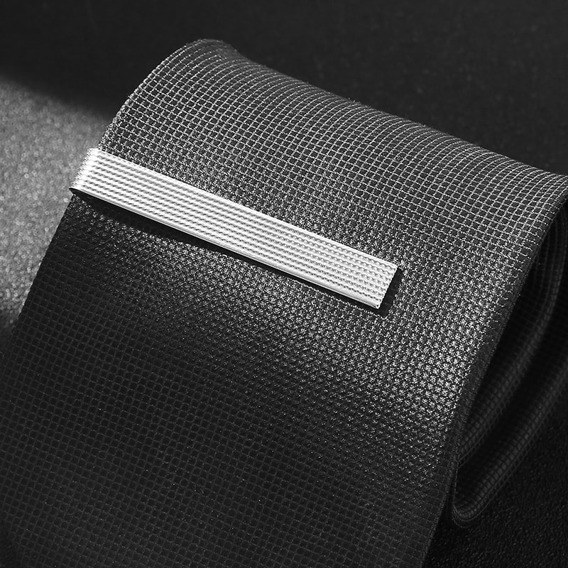 Fashionable One-word Tie Clip Solid Color Simple Elegant Everyday Fashion Bridegroom Tie Decoration view 6