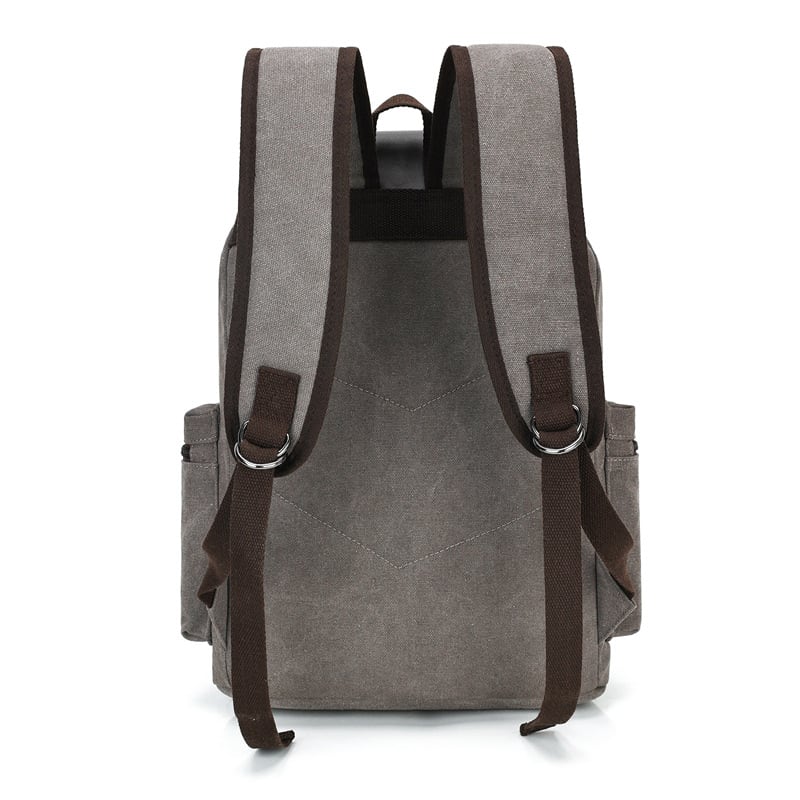 Retro Wear-resistant Large-capacity Backpack view 2