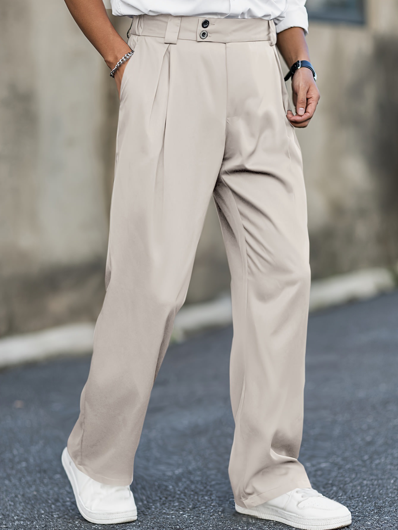 Men's Trousers  Loose Casual Wide Waist view 5
