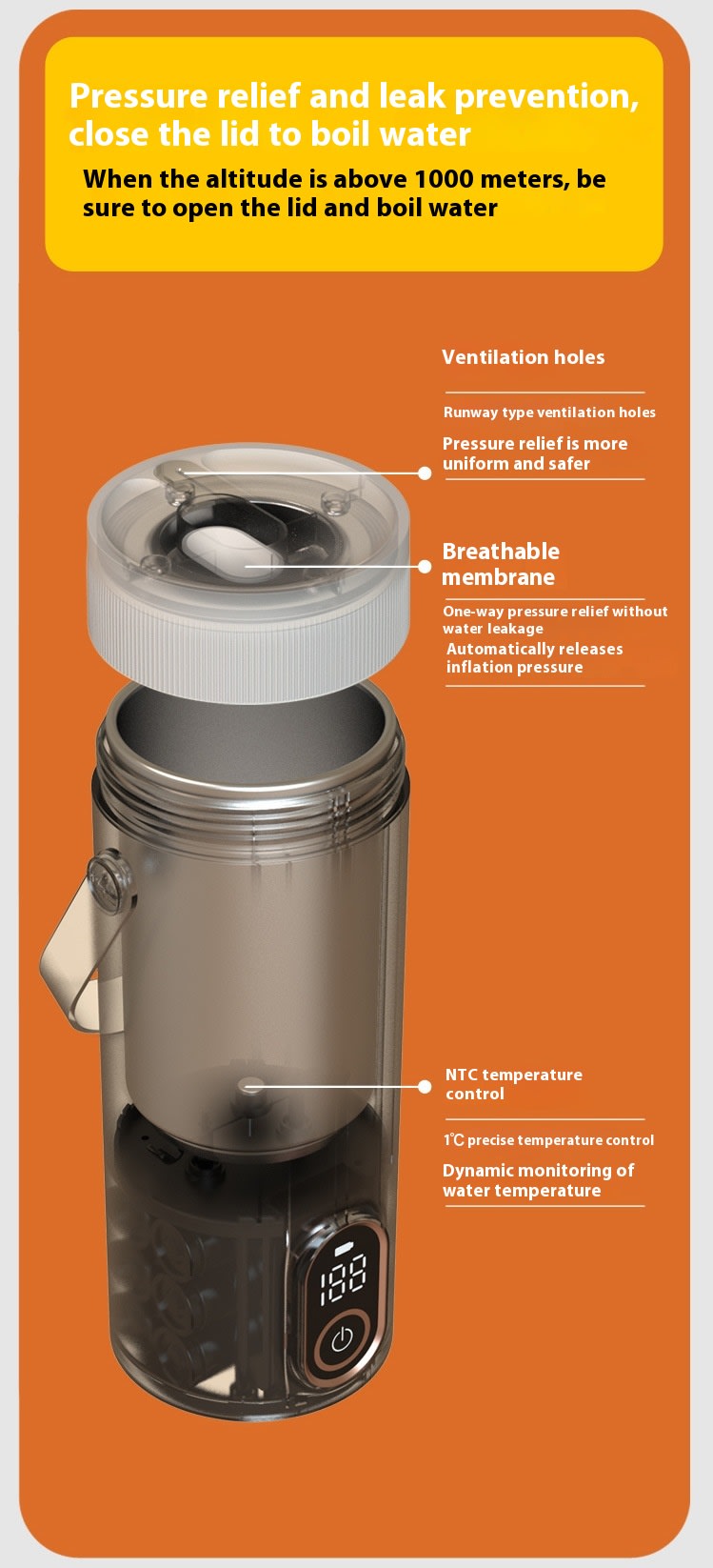 Wireless Portable Charging Water And Electric Cup view 7