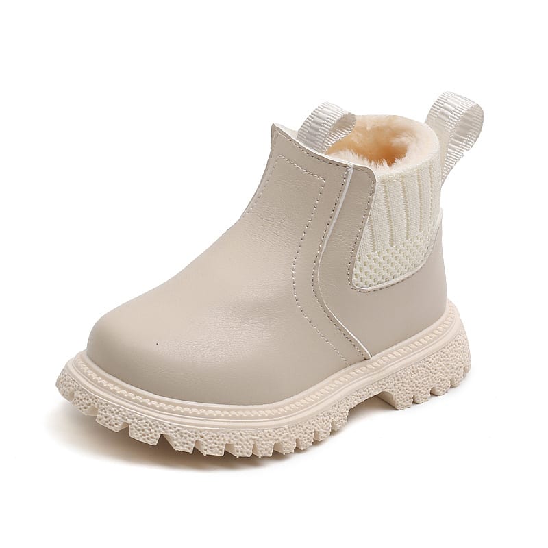 Winter Fleece-lined Children's Fashion British Booties view 5