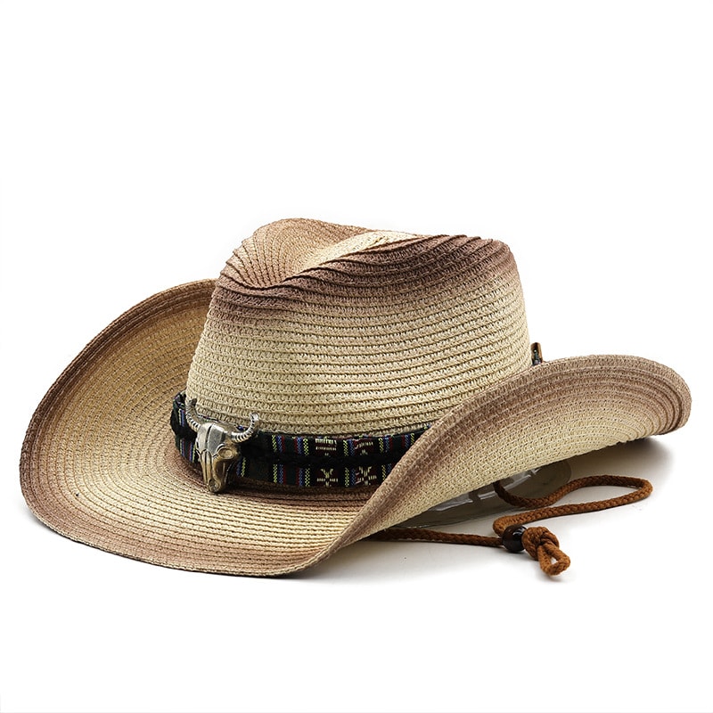 Denim Ethnic Style Straw Hat Men And Women Outdoor view 18