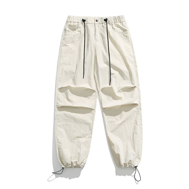 American Wide-leg Paratrooper Ice Silk Overalls Thin Quick-drying view 4