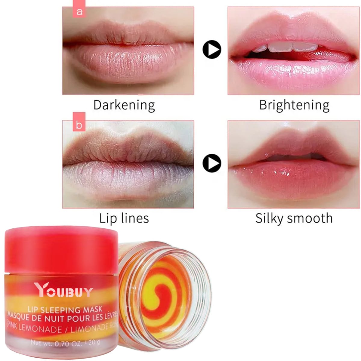 Two-Color Lip Balm 20g Exfoliating Lip Lines view 2