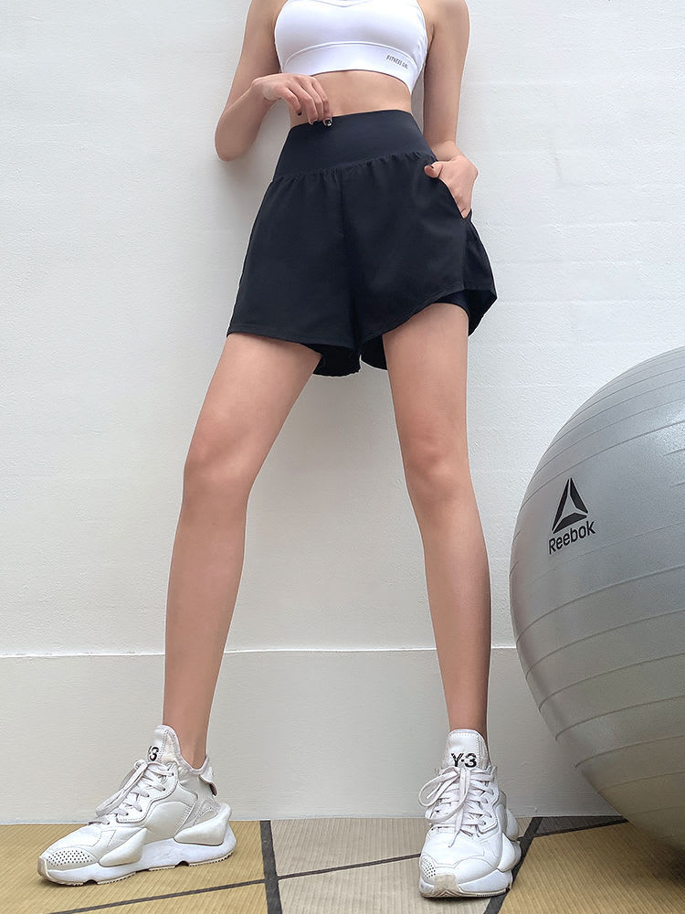 Running Training Breathable Yoga Pants Outer Wear Summer Thin High Waist Belly Contracting view 5