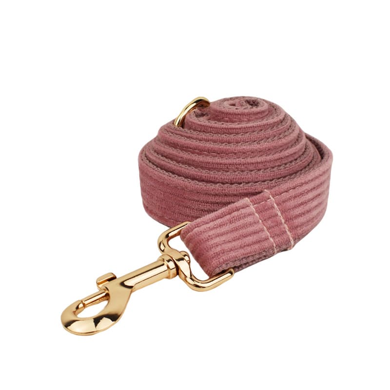 Corduroy Pet Collar Traction Rope view 13