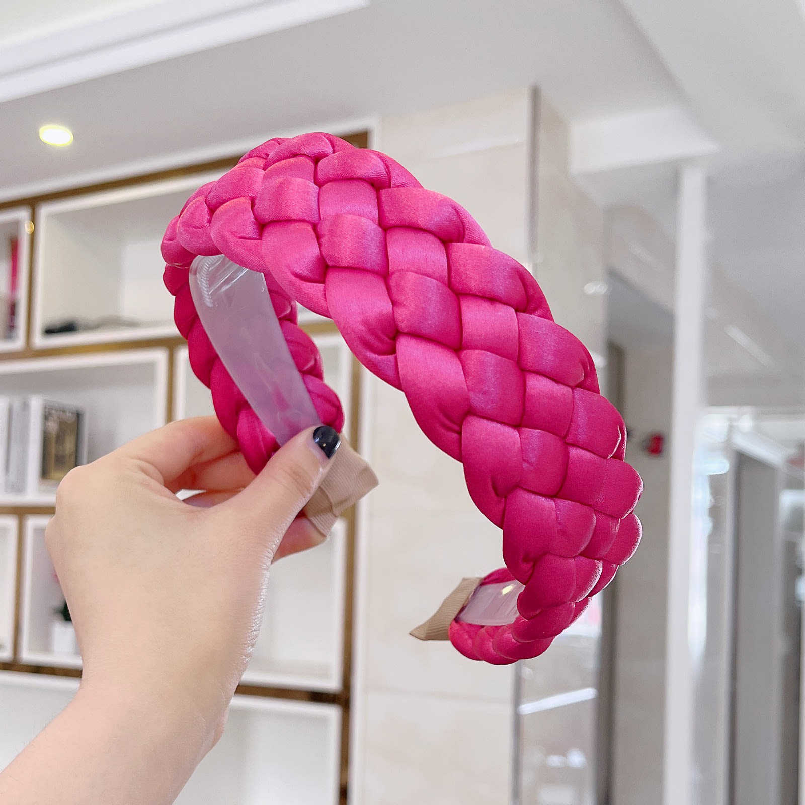 Women's Solid Color Fabric Craft Headband view 10