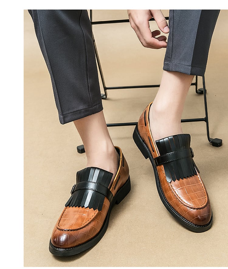 Men's Casual British Style Leather Shoes view 1