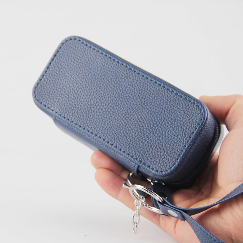 Storage Bag With Lychee Pattern Leather Cover view 3