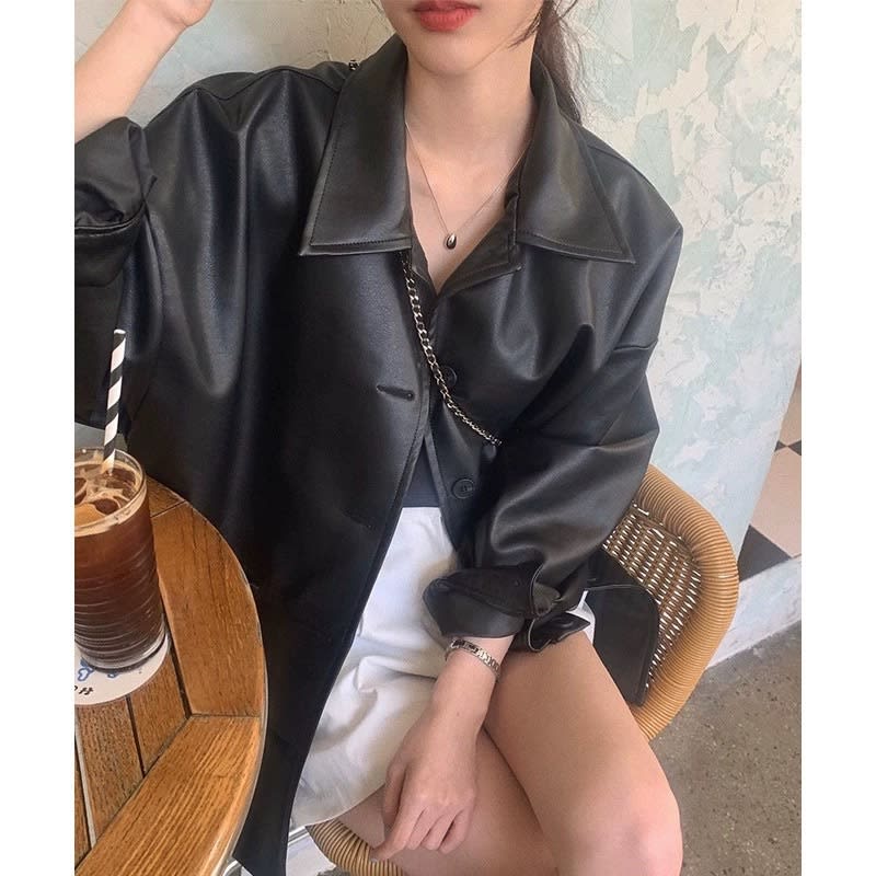 Women's Fashionable Loose All-match Jacket view 9