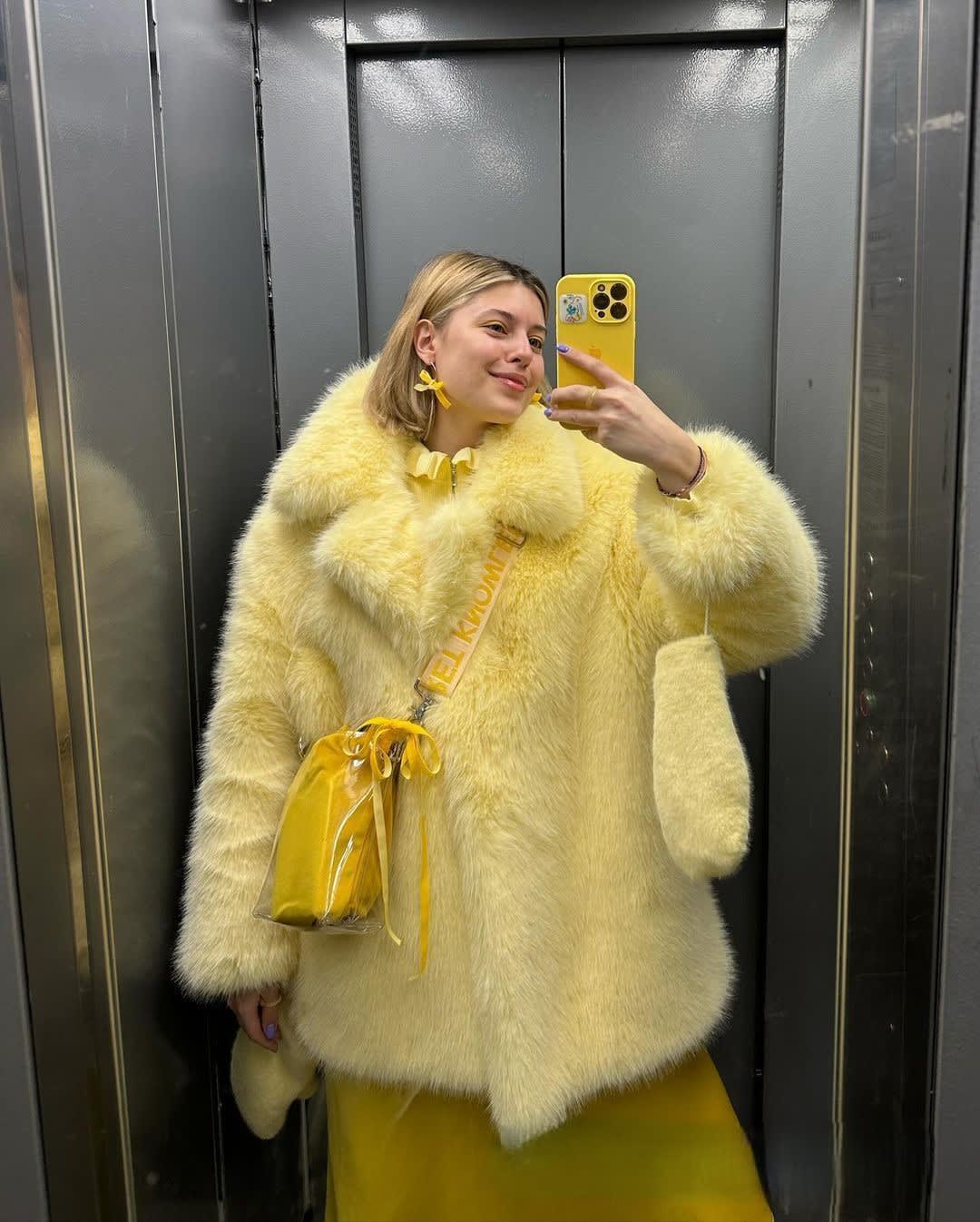 Artificial Fur Warm Coat Thick Coat Women view 6