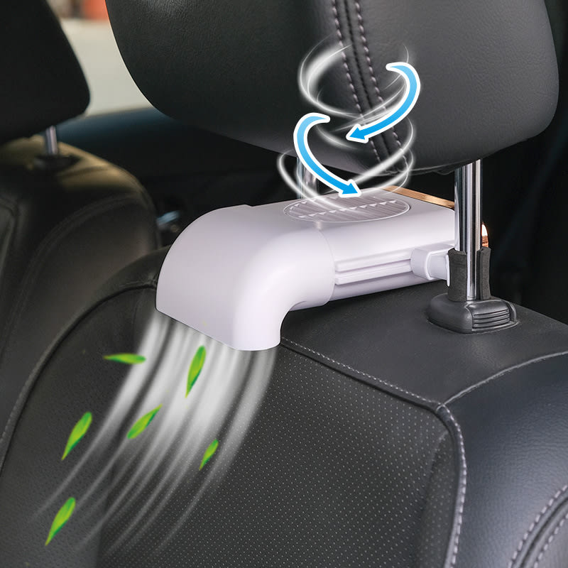 Car Fan Magnetic Fan Car Cooler Silent Wireless Charging USB Fan 3Speed Adjustable Universal Car Rear Seat Auto Cooling view 8