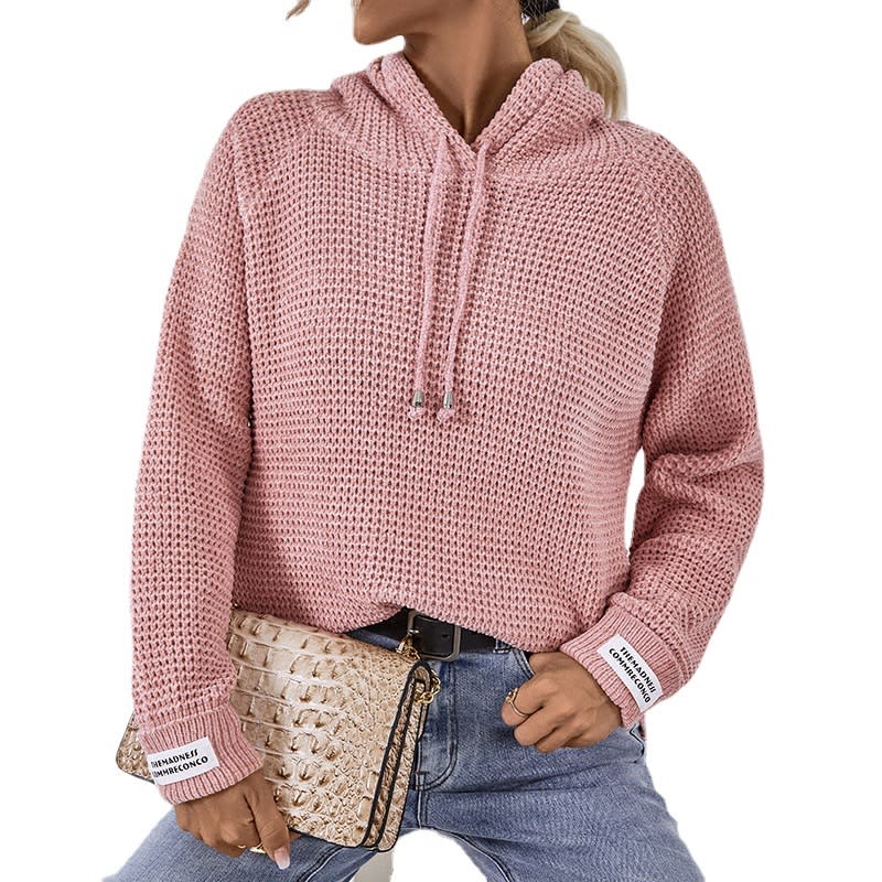 Women's Solid Color Pullover Knitted Sweater view 5