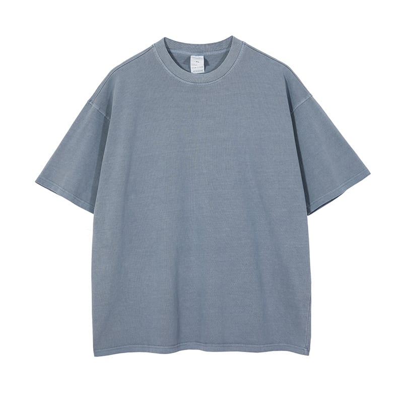 Washed And Worn Dyed Bright White Short Sleeve T-shirt view 15