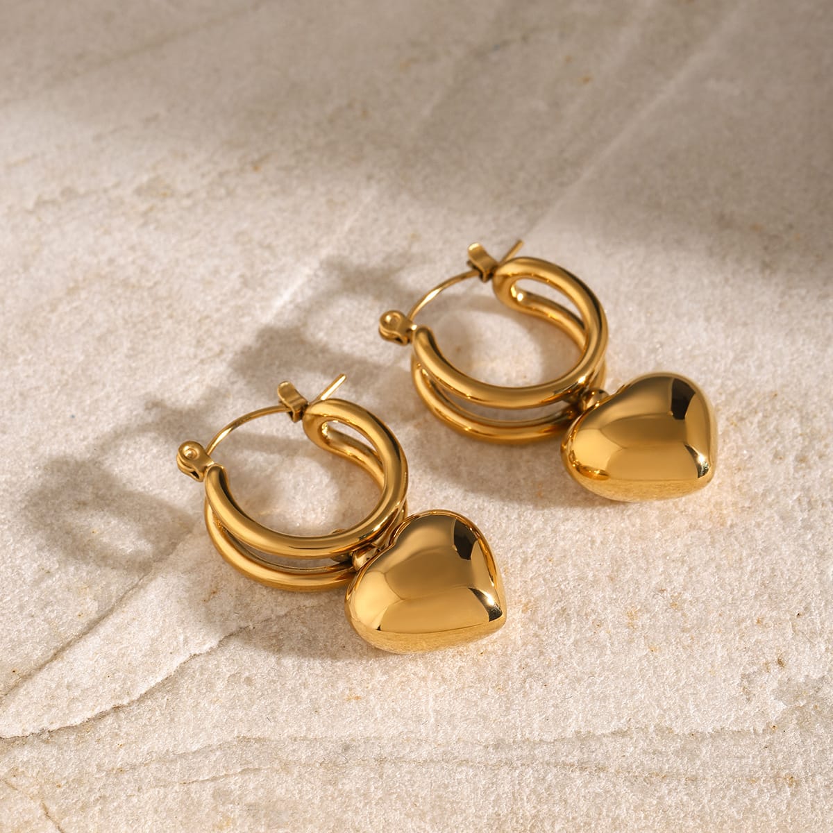 Audrey Gold Earrings view 5