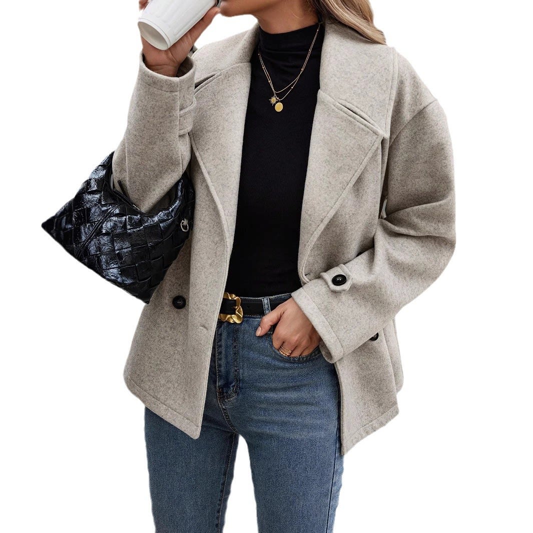 Autumn And Winter New All-matchloose Coat view 2