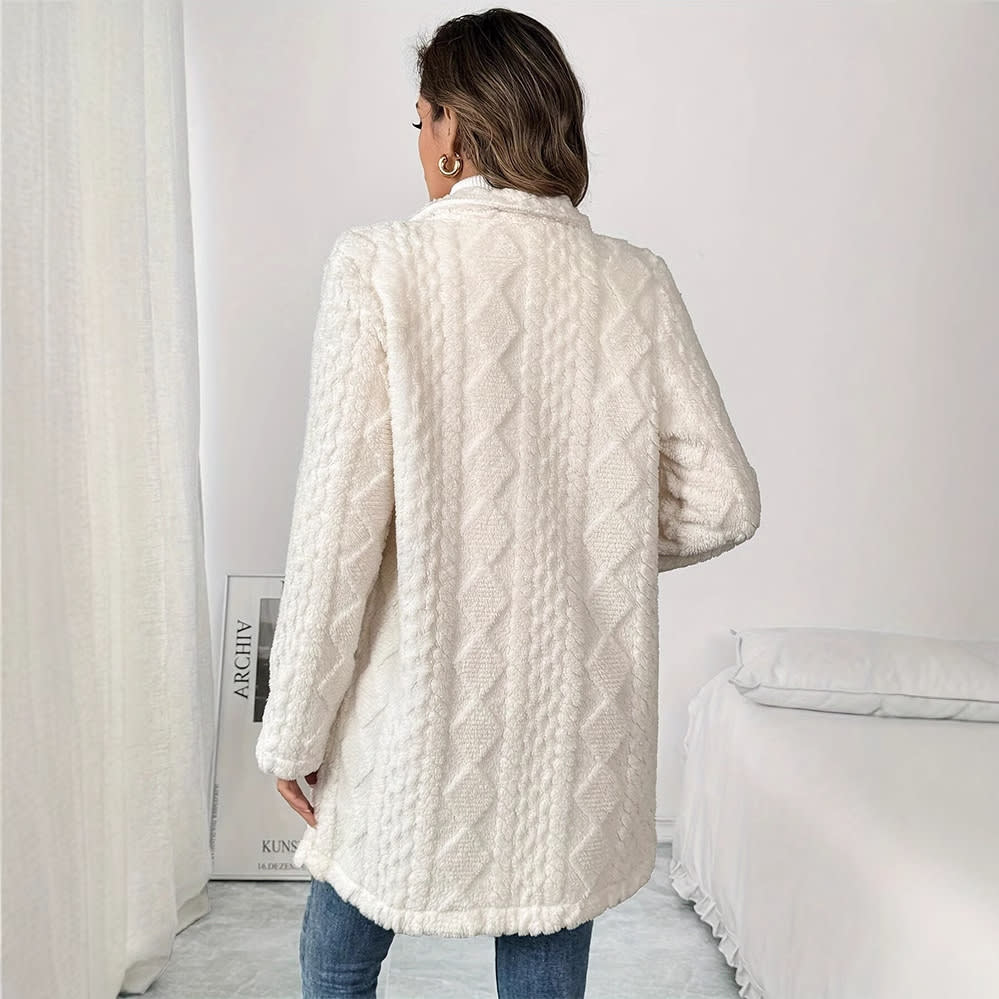 Warm Double Breasted Coat For Women view 5